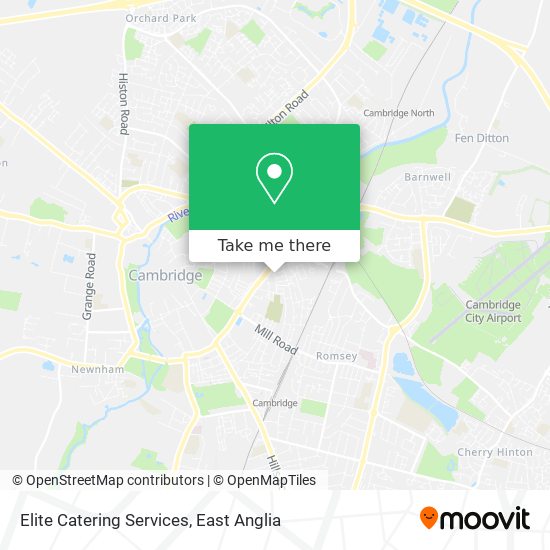 Elite Catering Services map