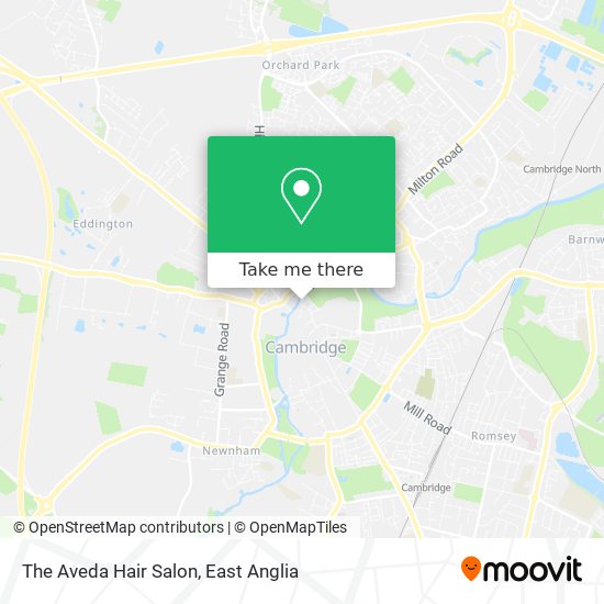 The Aveda Hair Salon map