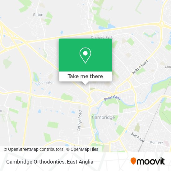 Cambridge Orthodontics map