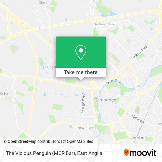 The Vicious Penguin (MCR Bar) map