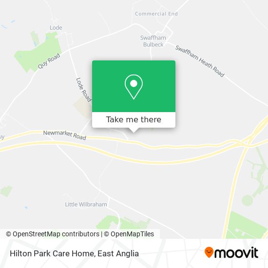 Hilton Park Care Home map