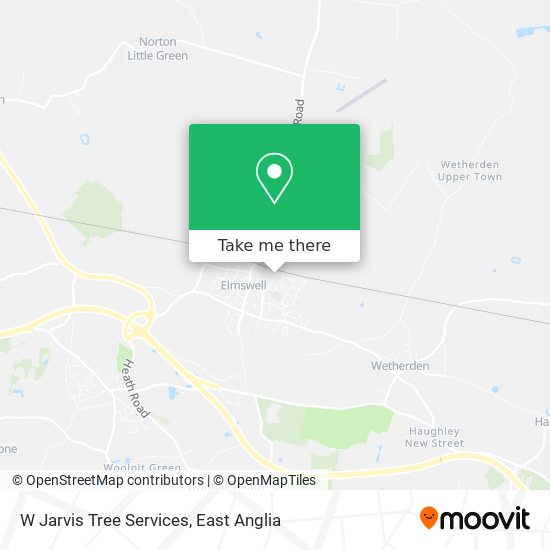 W Jarvis Tree Services map