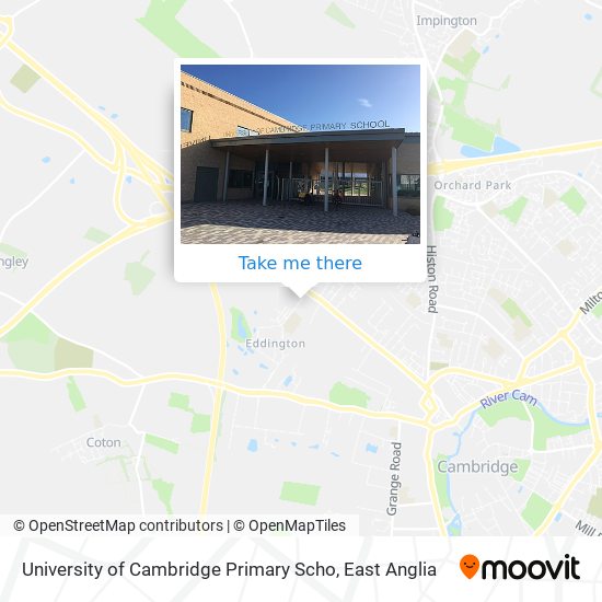 University of Cambridge Primary Scho map