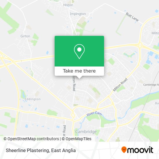 Sheerline Plastering map