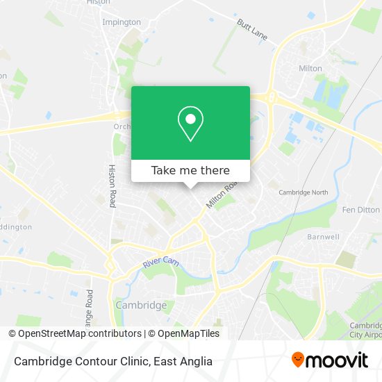 Cambridge Contour Clinic map