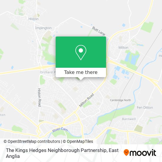 The Kings Hedges Neighborough Partnership map