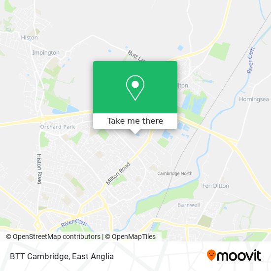 BTT Cambridge map