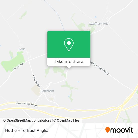 Huttie Hire map