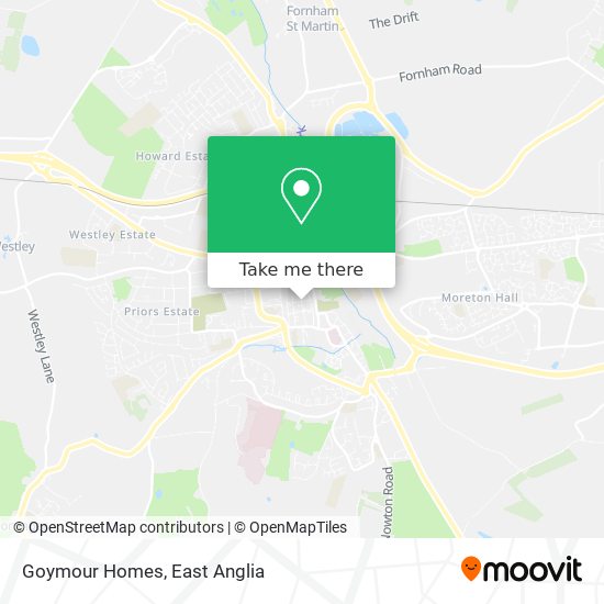 Goymour Homes map