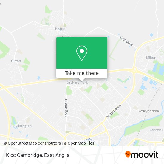 Kicc Cambridge map