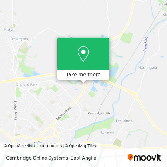 Cambridge Online Systems map