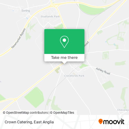 Crown Catering map