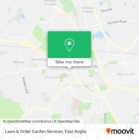 Lawn & Order Garden Services map