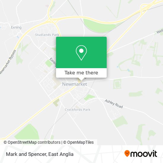 Mark and Spencer map