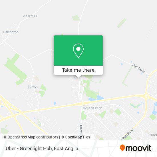 Uber - Greenlight Hub map