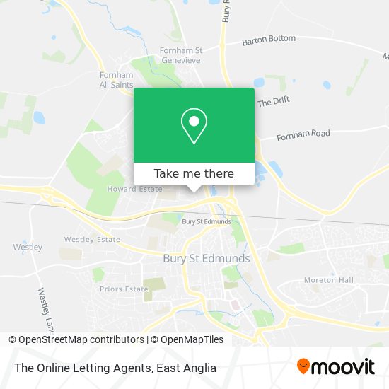 The Online Letting Agents map