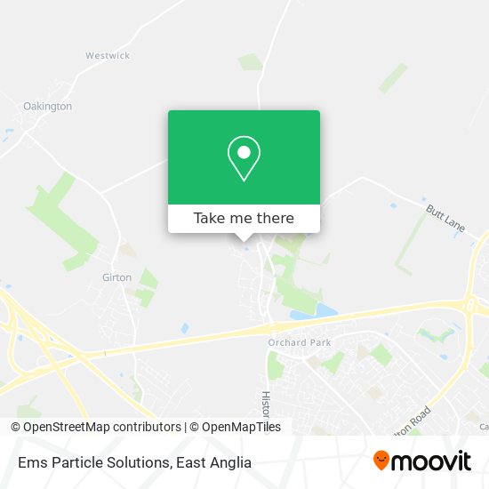 Ems Particle Solutions map