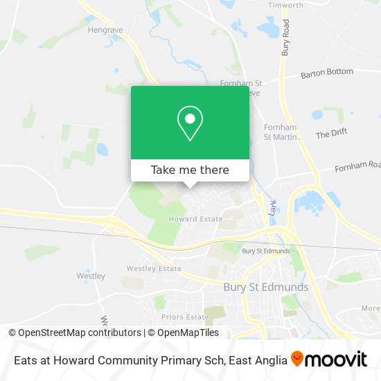 Eats at Howard Community Primary Sch map