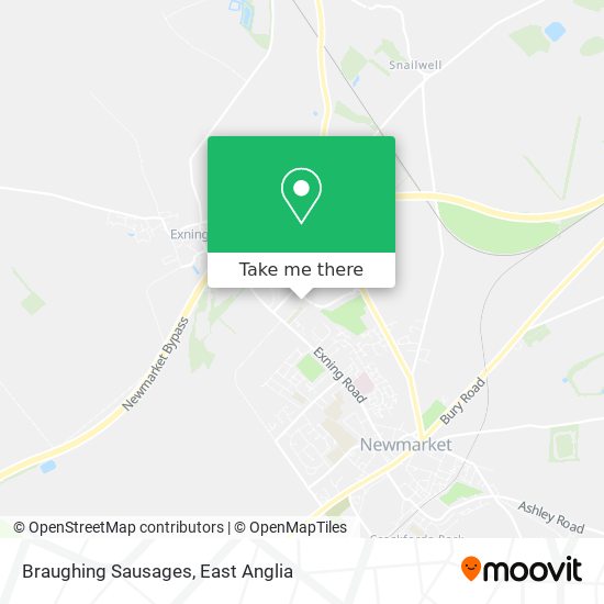 Braughing Sausages map