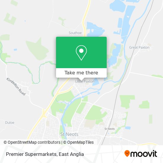 Premier Supermarkets map