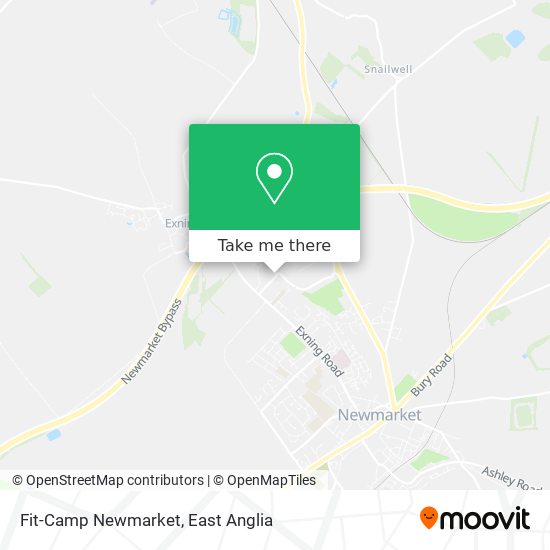 Fit-Camp Newmarket map