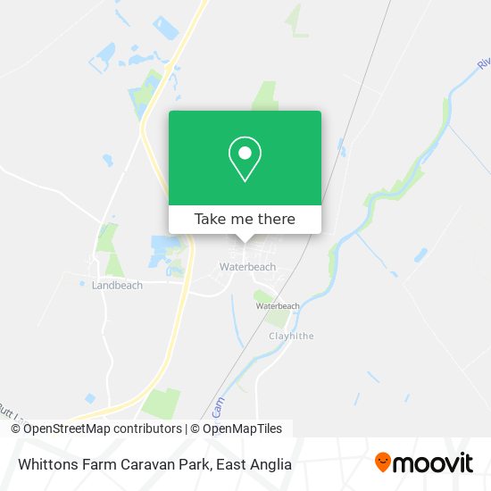 Whittons Farm Caravan Park map