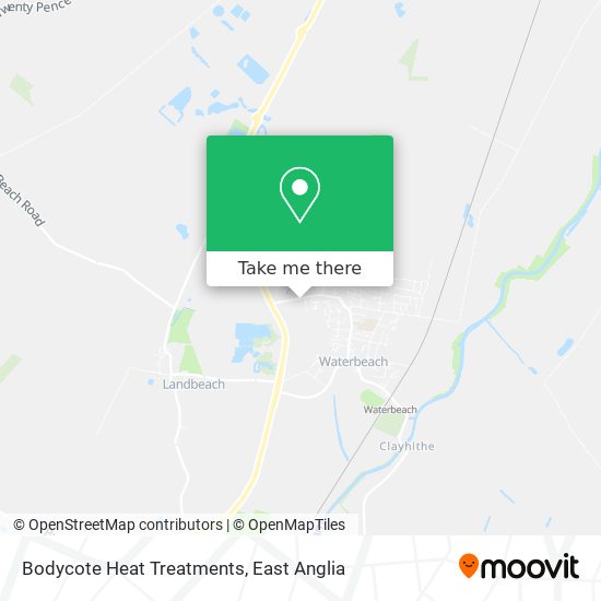 Bodycote Heat Treatments map