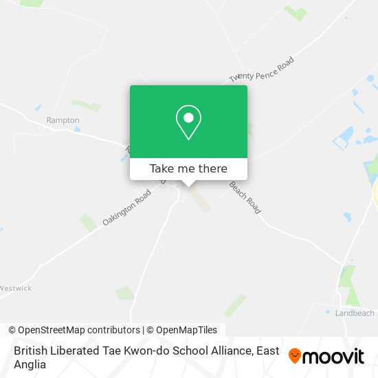 British Liberated Tae Kwon-do School Alliance map