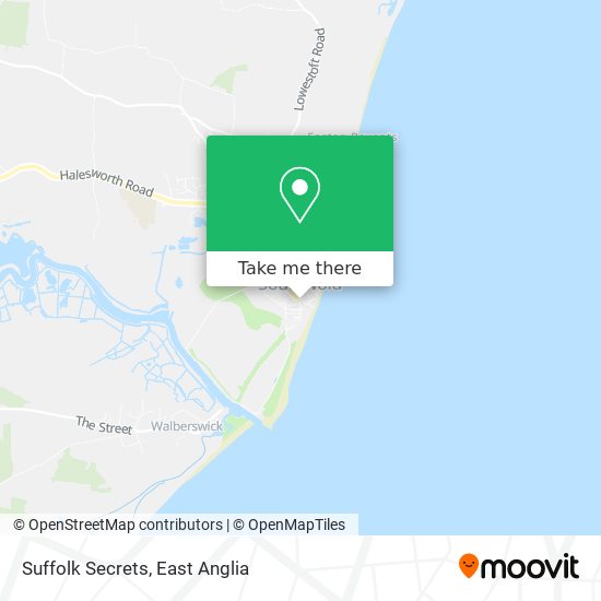 Suffolk Secrets map