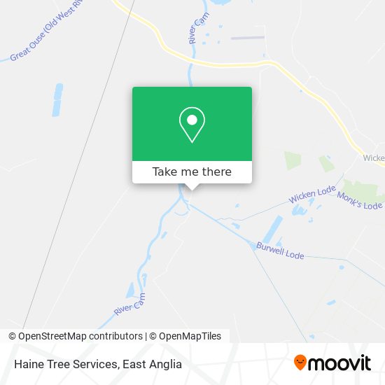 Haine Tree Services map