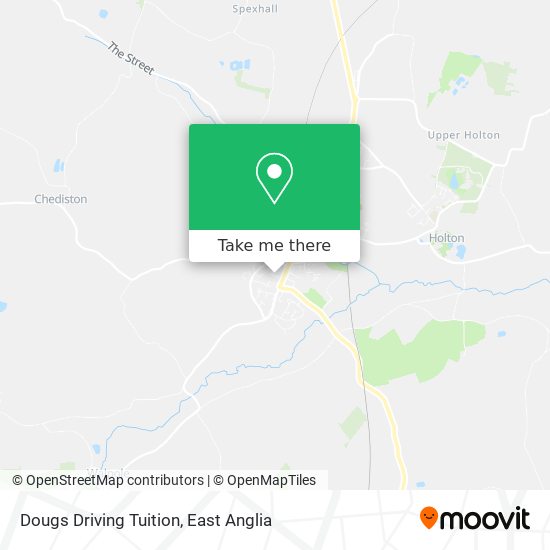 Dougs Driving Tuition map