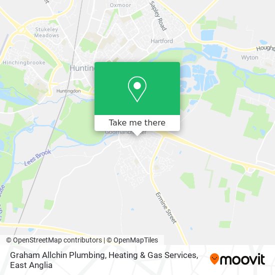 Graham Allchin Plumbing, Heating & Gas Services map