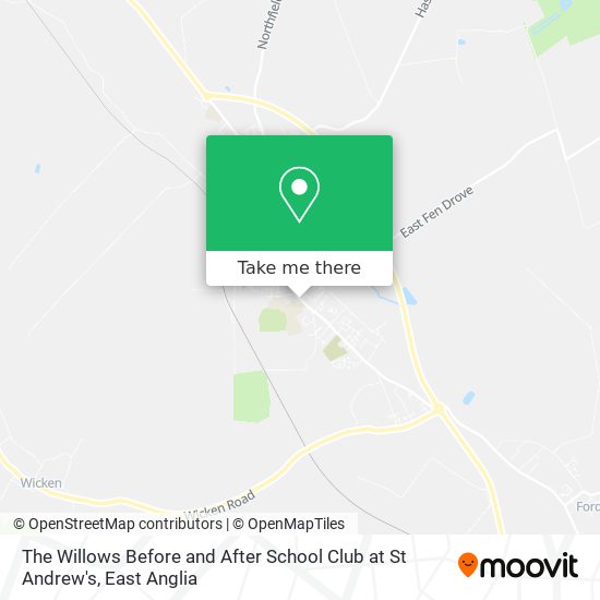 The Willows Before and After School Club at St Andrew's map