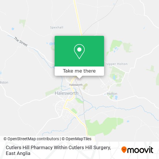 Cutlers Hill Pharmacy Within Cutlers Hill Surgery map