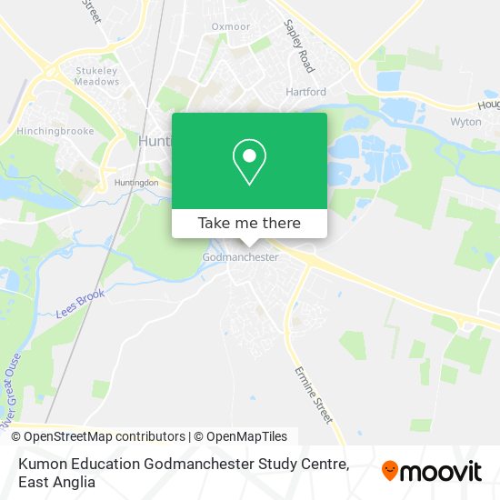 Kumon Education Godmanchester Study Centre map