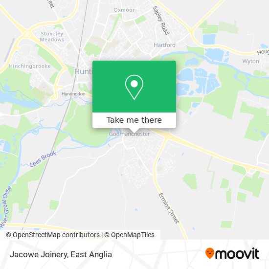 Jacowe Joinery map