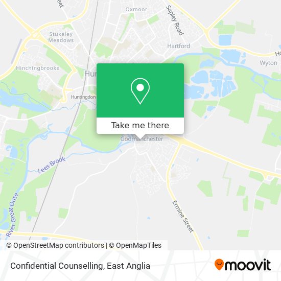 Confidential Counselling map