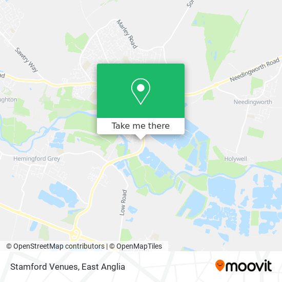 Stamford Venues map