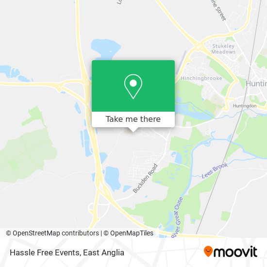Hassle Free Events map