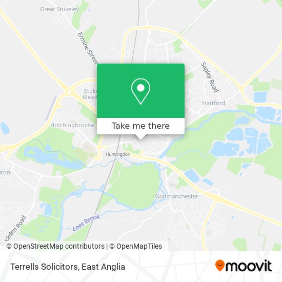 Terrells Solicitors map