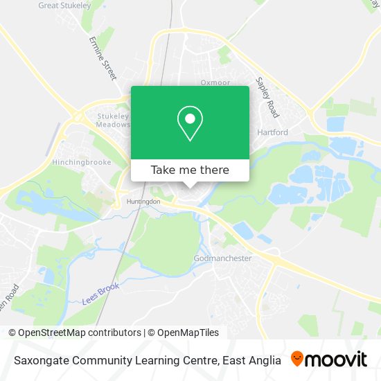 Saxongate Community Learning Centre map