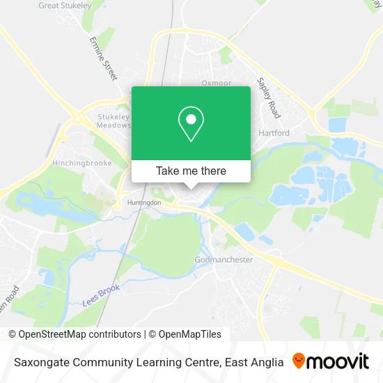 Saxongate Community Learning Centre map