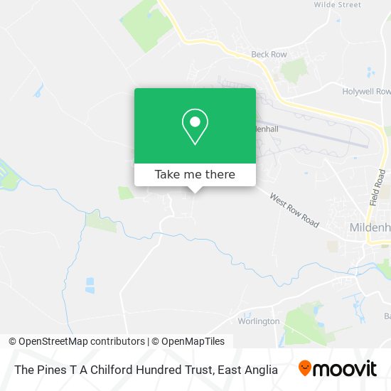 The Pines T A Chilford Hundred Trust map