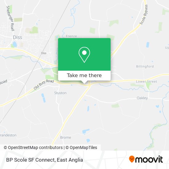 BP Scole SF Connect map