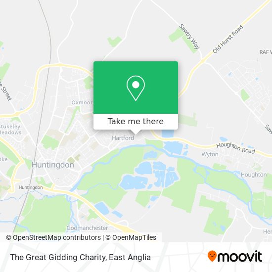 The Great Gidding Charity map