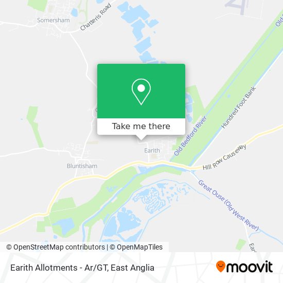 Earith Allotments - Ar/GT map