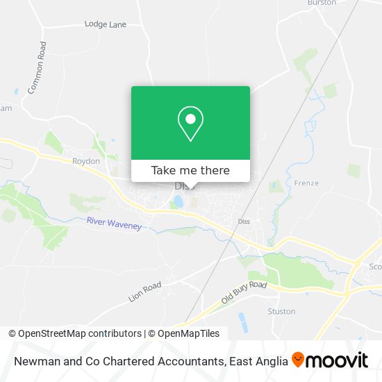 Newman and Co Chartered Accountants map