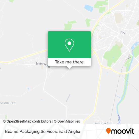 Beams Packaging Services map