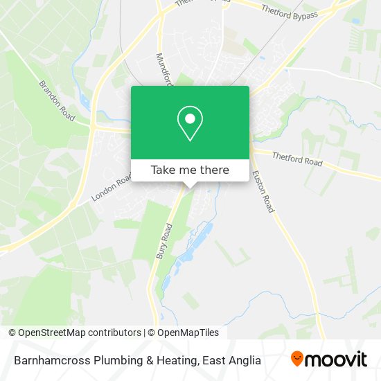 Barnhamcross Plumbing & Heating map