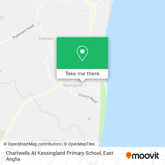 Chartwells At Kessingland Primary School map